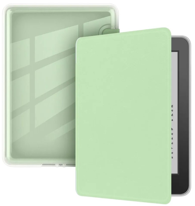 Slim-обложка для Paperwhite 2024 с прозрачной крышкой Light Green